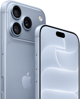 iPhone 18 Pro color ghiaccio, mostrato di fronte e da dietro per evidenziare il Ceramic Shield e il sistema a tripla fotocamera