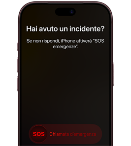 Con funzioni per la sicurezza come “Rilevamento incidenti”