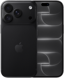 iPhone 18 Pro nero mostrato da dietro, con sistema di fotocamere Pro Fusion nella parte superiore e logo Apple al centro; mostrato di fronte, con design all-screen