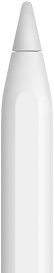 La punta di una Apple Pencil