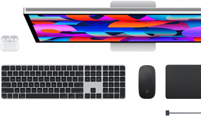 Accessori per Mac: AirPods, Studio Display, Magic Keyboard, Magic Mouse, Magic Trackpad, cavo di ricarica MagSafe