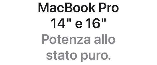 MacBook Pro 14 inch and 16 inch