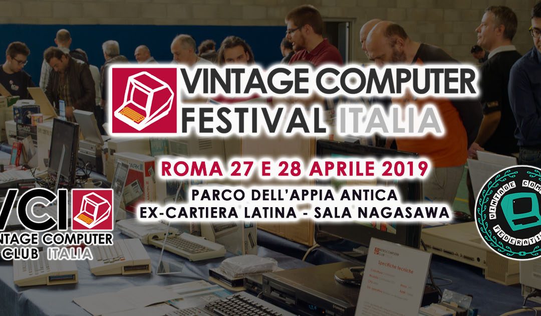 MMN al Vintage Computer Festival Italia 2019, Roma 28 e 29 Aprile